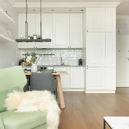 아파트 Cozy Gieysztora Wilanow By Renters